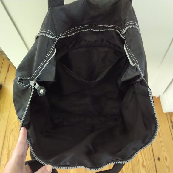Kipling ART Large Tote Bag Black Duffel - Picture 5 of 7